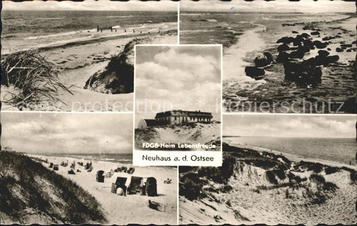 Neuhaus Dierhagen Duenen Strand FDGB Heim Lebensfreude