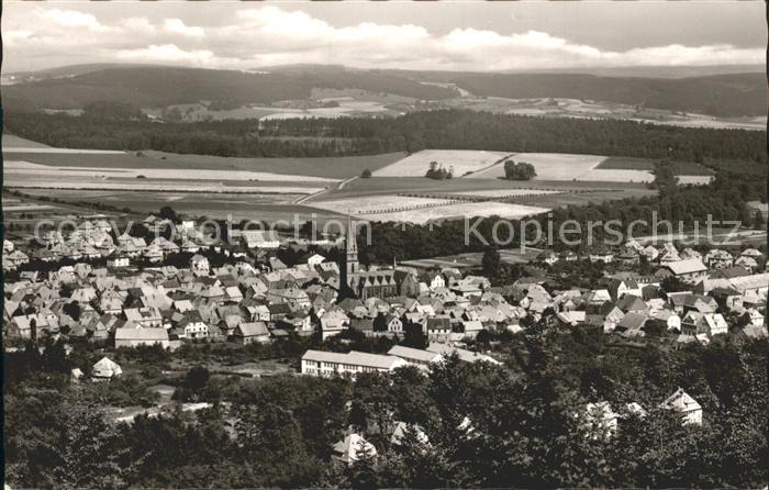 Bad Driburg Panorama Blick von der Iburg