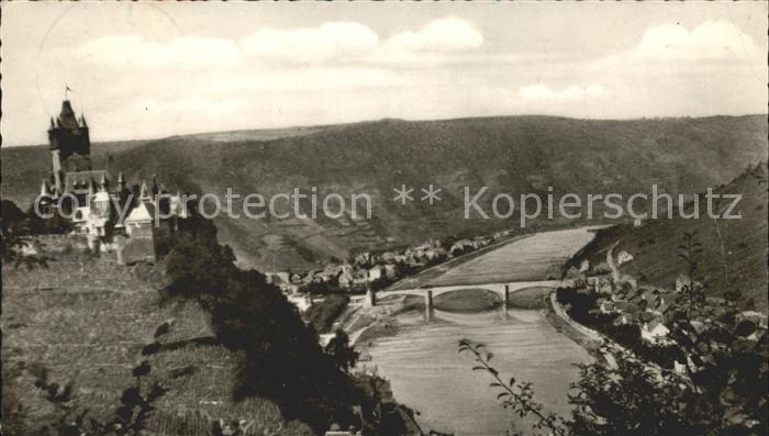Cochem Mosel Reichsburg Moselbruecke Perle der Mosel