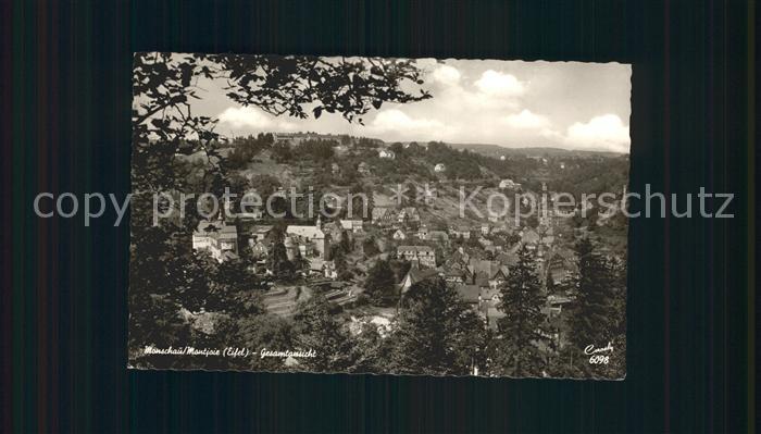 Monschau Montjoie NRW Gesamtansicht Perle der Nordeifel