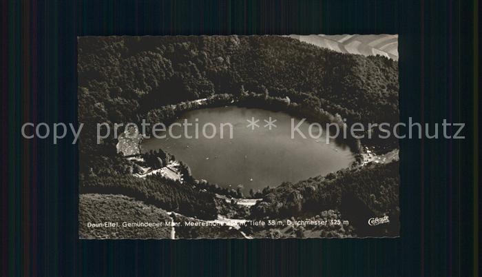 Daun Eifel Waldcafe am Gemuendener Maar Fliegeraufnahme