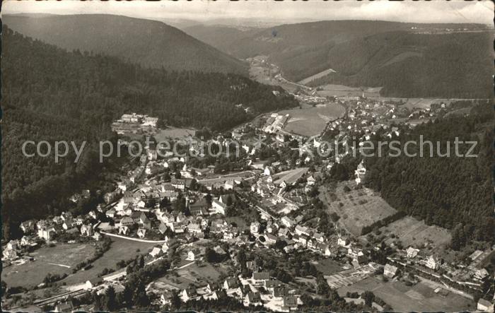 Herrenalb Bad Herrenalb im Schwarzwald Fliegeraufnahme