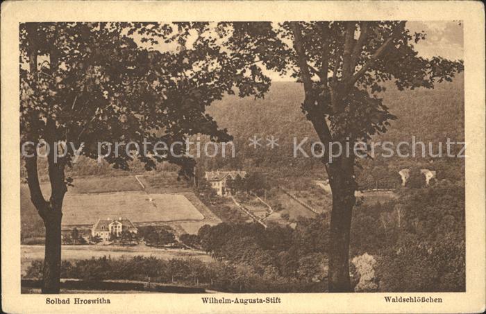 Bad Gandersheim Solbad Hroswitha Wilhelm Augusta Stift Waldschloesschen