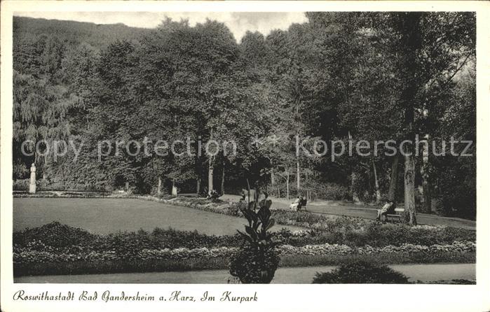 Bad Gandersheim Kurpark Roswithastadt