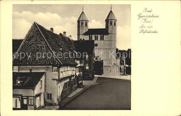 Bad Gandersheim Partie an der Stiftskirche