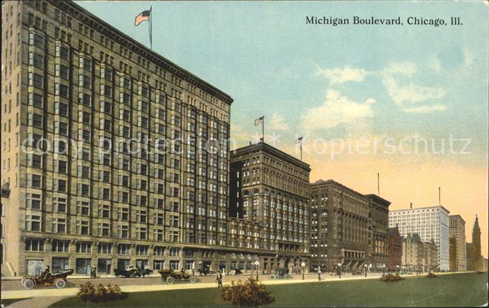 Chicago Illinois Michigan Boulevard