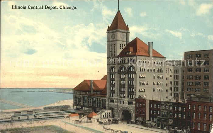Chicago Illinois Illinois Central Depot