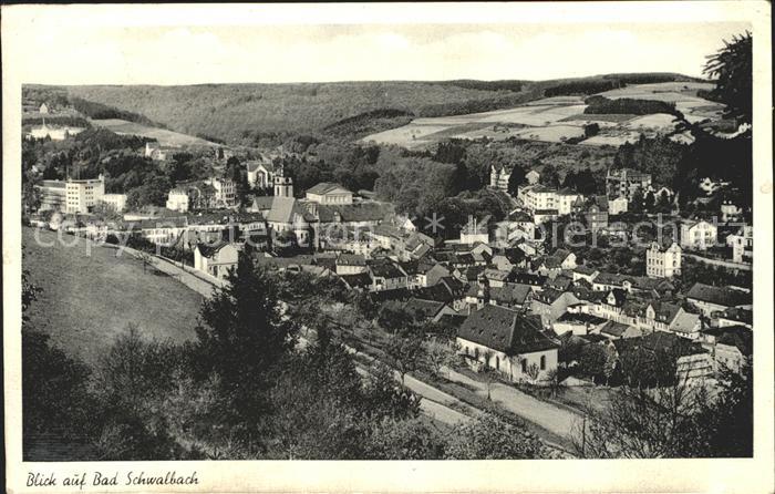 Bad Schwalbach Blick ueber die Stadt