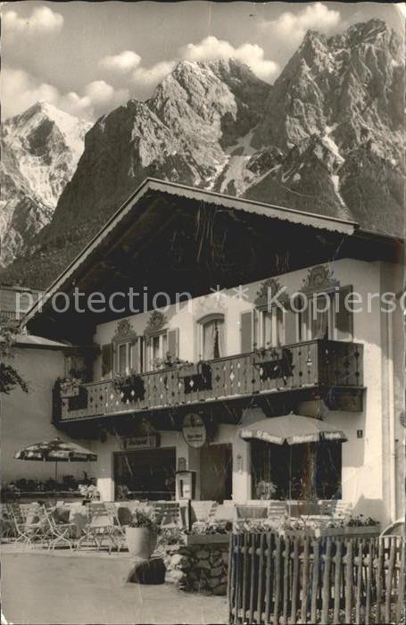 Grainau Restaurant Cafe Jaegerstueberl Wettersteingebirge