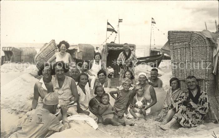 Ahlbeck Ostseebad Gruppenbild am Strand