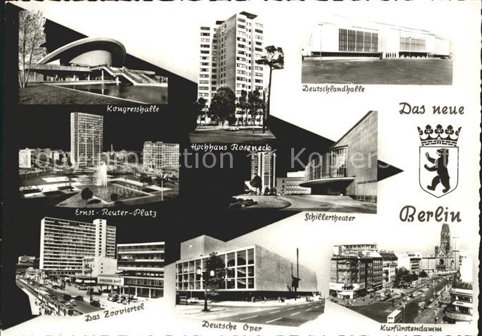 BERLIN  CITY Das neue Berlin Kongresshalle Ernst Reuter Platz Zooviertel Oper Ku