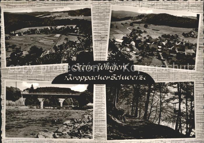 Stein-Wingert Panorama Waldpartie Bruecke Kroppacher Schweiz