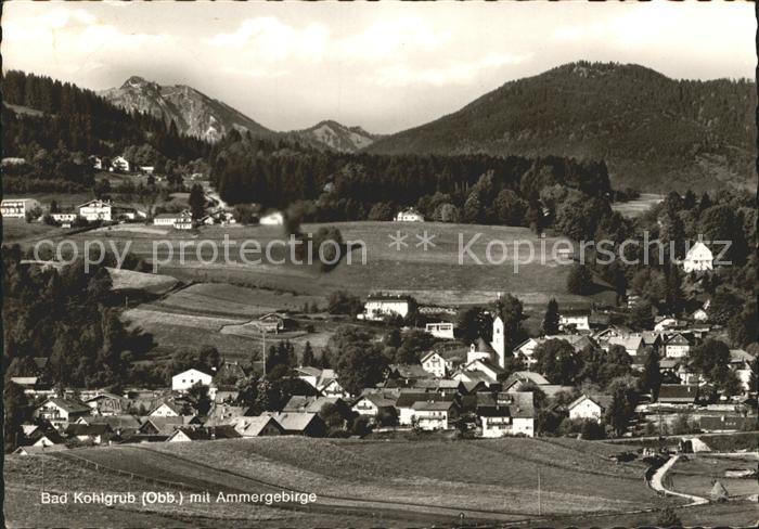 Bad Kohlgrub Panorama mit Ammergebirge
