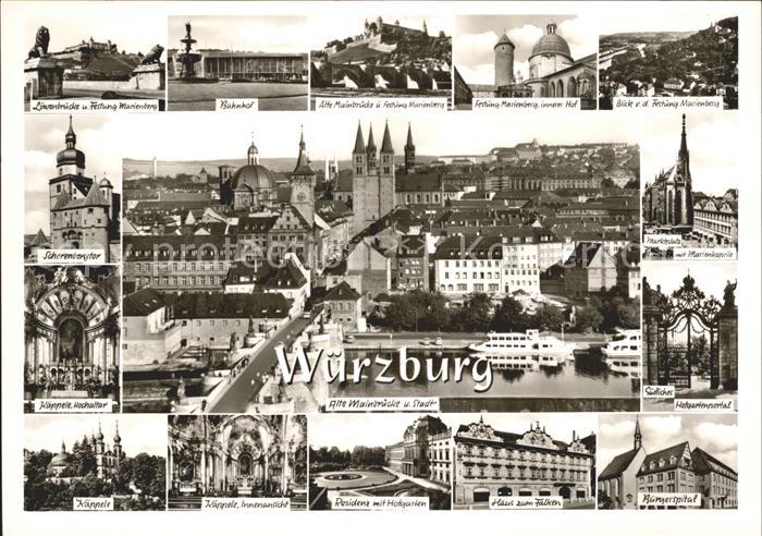 WueRZBURG Bayern Sehenswuerdigkeiten der Stadt