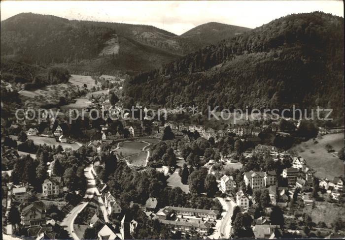 Herrenalb Bad Herrenalb Luftkurort Schwarzwald Fliegeraufnahme