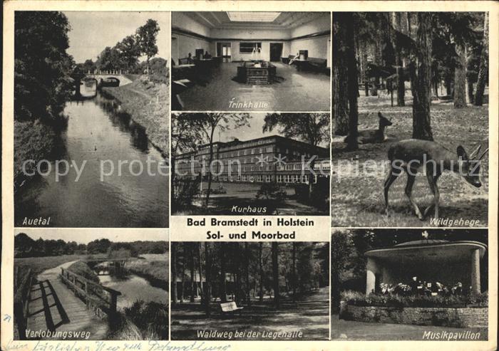 Bad Bramstedt Auetal Verlobungsweg Trinkhalle Kurhaus Waldweg Liegehalle Wildgeh