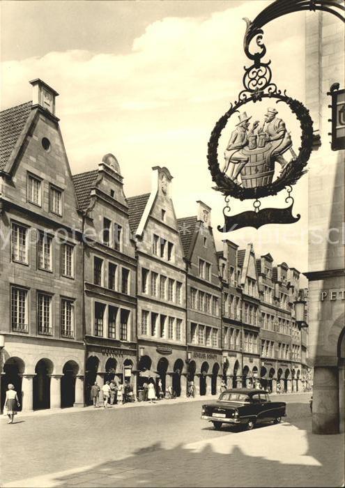 Muenster Westfalen Prinzipalmarkt Gasthaus Schild