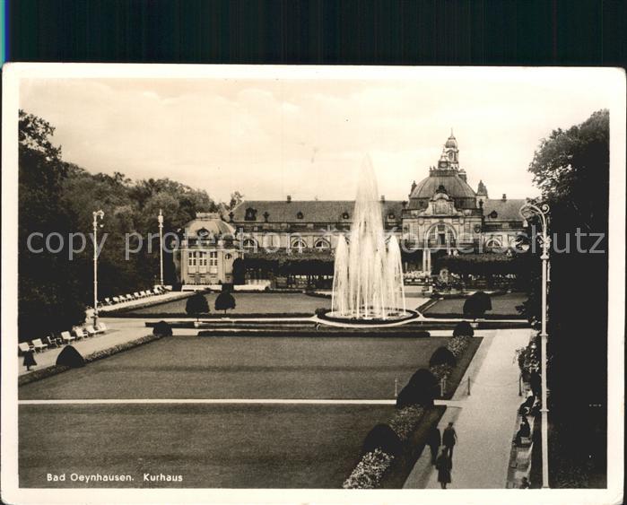 Bad Oeynhausen Kurhaus Springbrunnen Park