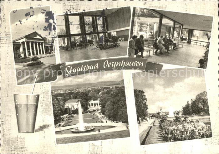 Bad Oeynhausen Kurhaus Park Springbrunnen