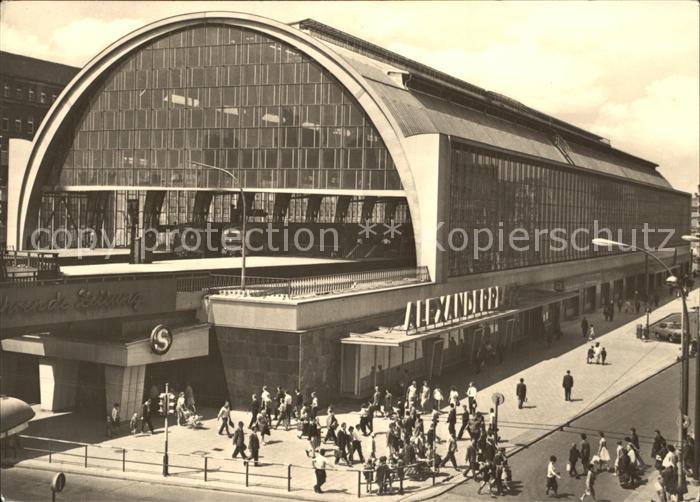 BERLIN  CITY S Bahnhof Alexanderplatz Hauptstadt der DDR