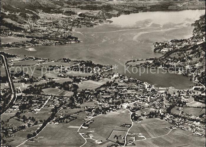Tegernsee Bayern Tegernseer Tal Fliegeraufnahme