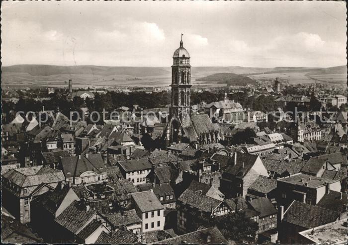 Goettingen Niedersachsen Stadtbild mit Kirche