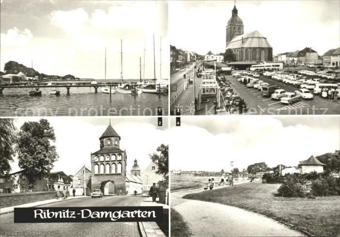 Ribnitz-Damgarten Ostseebad Segelboothafen Karl Marx Platz Rostocker Tor Boddenp