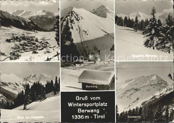 Berwang Tirol Wintersportplatz Skigebiet Zugspitze Sonnenlift