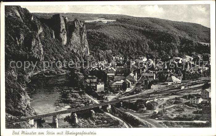 Bad Muenster Stein Ebernburg mit Rheingrafenstein