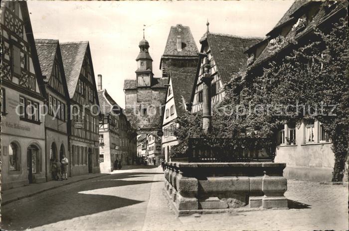 Rothenburg Tauber Markusturm mit Roederbogen