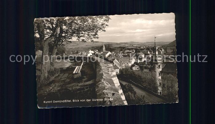 Gemuend Eifel Blick von der Duerener Strasse