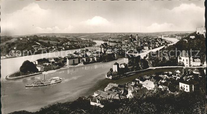 PAssAU Bayern Dreifluesse Panorama