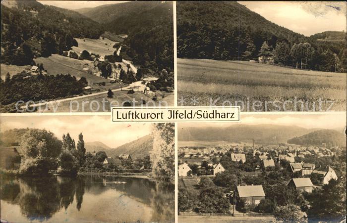 Ilfeld Suedharz Panorama Landschaft Ortsblick
