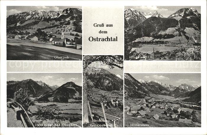 Oberjoch im Ostrachtal mit Hindelang Bad Oberdorf Hinterstein