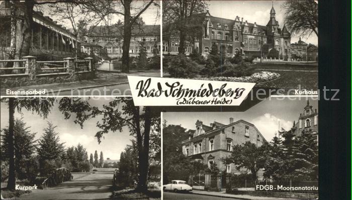 Bad Schmiedeberg Eisenmoorbad Kurhaus Kurpark FDGB Moorsanatorium