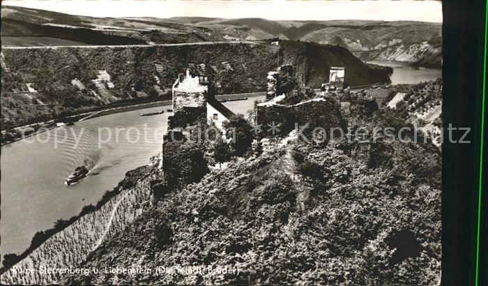 Kamp-Bornhofen Burg Sterrenberg und Liebenstein am Rhein