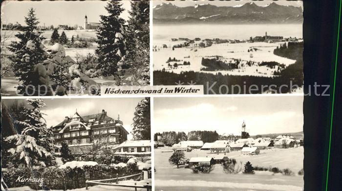 Hoechenschwand Schwarzwald BW Panorama Kurhaus Teilansicht
