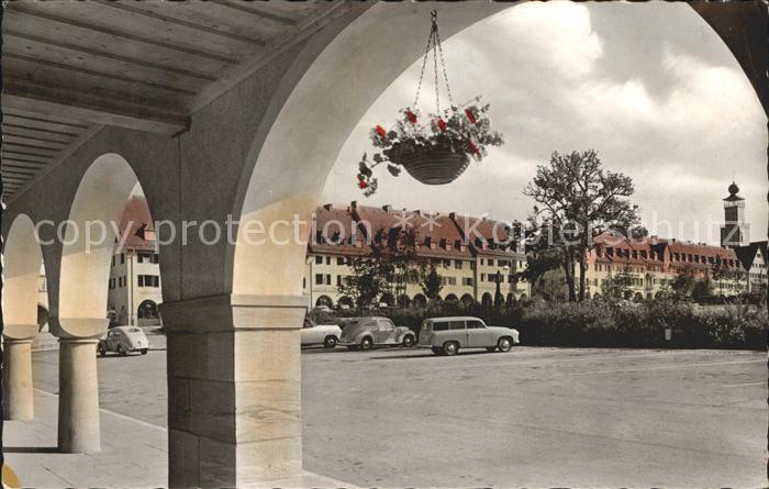 FREUDENSTADT BW Arkaden Marktplatz Hoehenluftkurort Schwarzwald