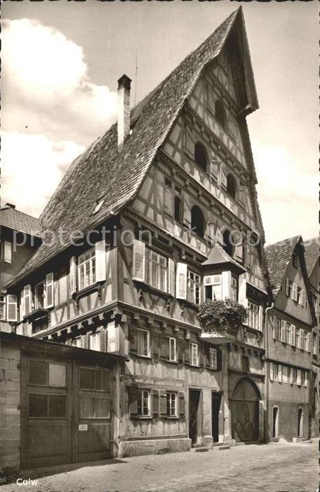Calw Altes Fachwerkhaus 17. Jhdt.