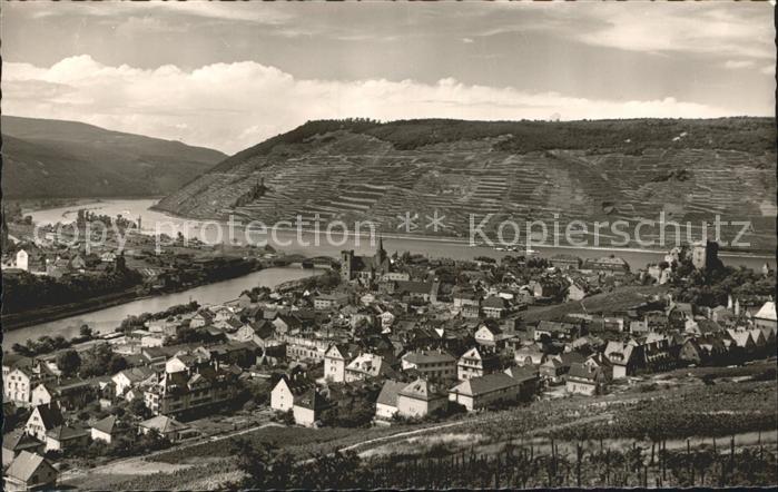 Bingen Rhein Panorama Bingerbrueck Nahemuendung Burg Klopp