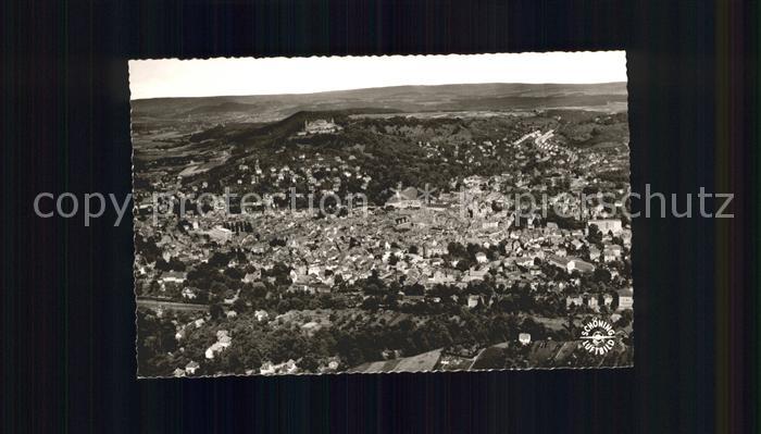 Coburg Bayern Stadt und Veste Fliegeraufnahme