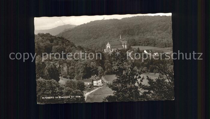 Altenberg Rheinland Panorama mit Dom