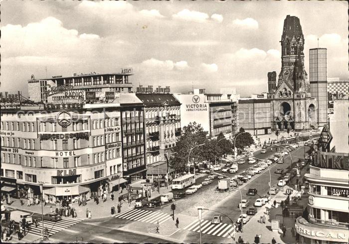 BERLIN  CITY Kurfuerstendamm Gedaechtniskirche