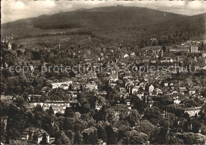 BADEN-BADEN BW Blick ueber die Stadt