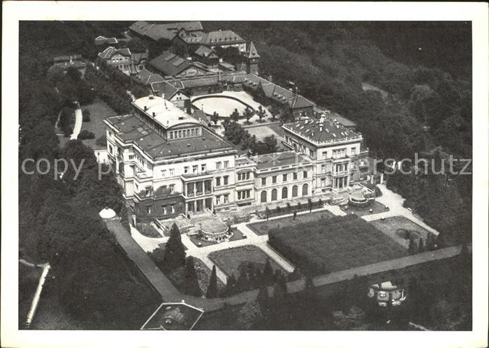 Bredeney Villa Huegel Fliegeraufnahme