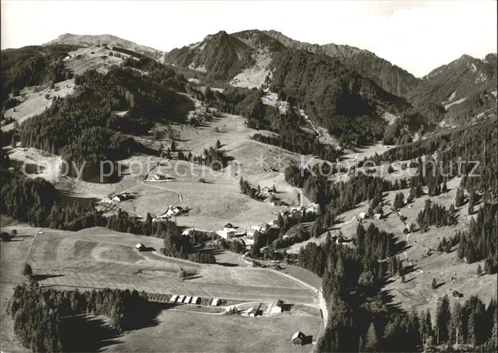 Saege Gunzesried Allgaeuer Alpen Fliegeraufnahme