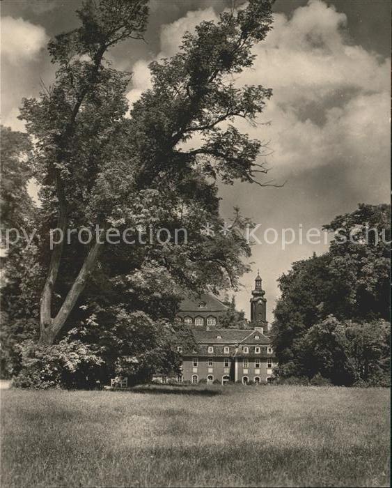 Weimar Thueringen Blick vom Park her