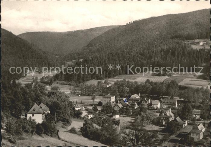 Sitzendorf Thueringen Teilansicht