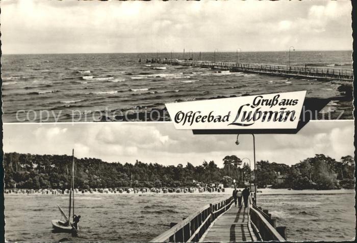 Lubmin Ostseebad Seebruecke Strand Ostseebad