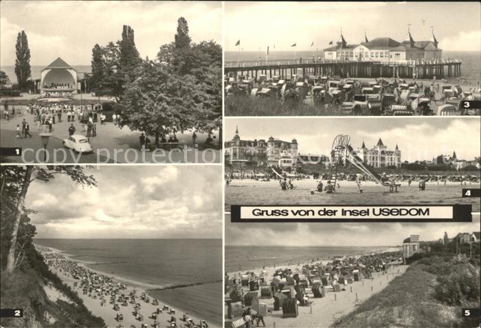Usedom Mecklenburg-Vorpommern Heringsdorf Konzertpavillon Koserow Ahlbeck Seebru